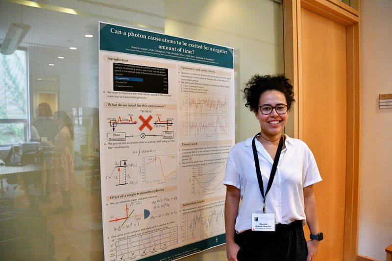 Photo of Daniela Angulo Murcillo, a graduate student at U of T&#x27;s Department of Physics