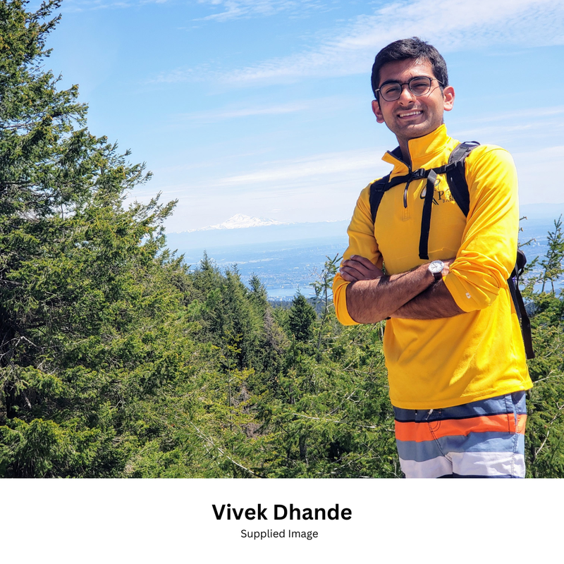 Vivek Dhande Headshot caption